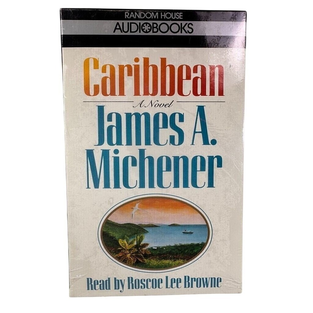 Caribbean James A Michener Audiobook 2 Cassette Tapes Sealed 1989 Random House